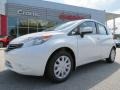 2014 Aspen White Nissan Versa Note SV  photo #1