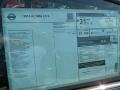 2014 Nissan Altima 2.5 S Window Sticker