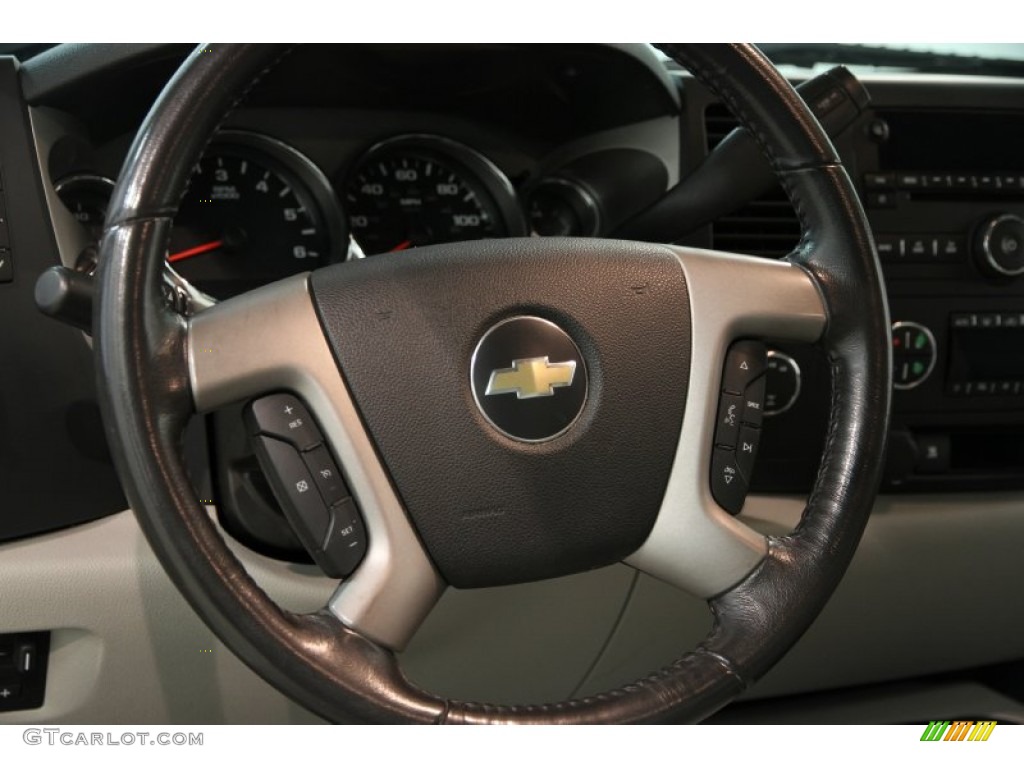 2009 Silverado 1500 LT Extended Cab 4x4 - Graystone Metallic / Light Titanium photo #6