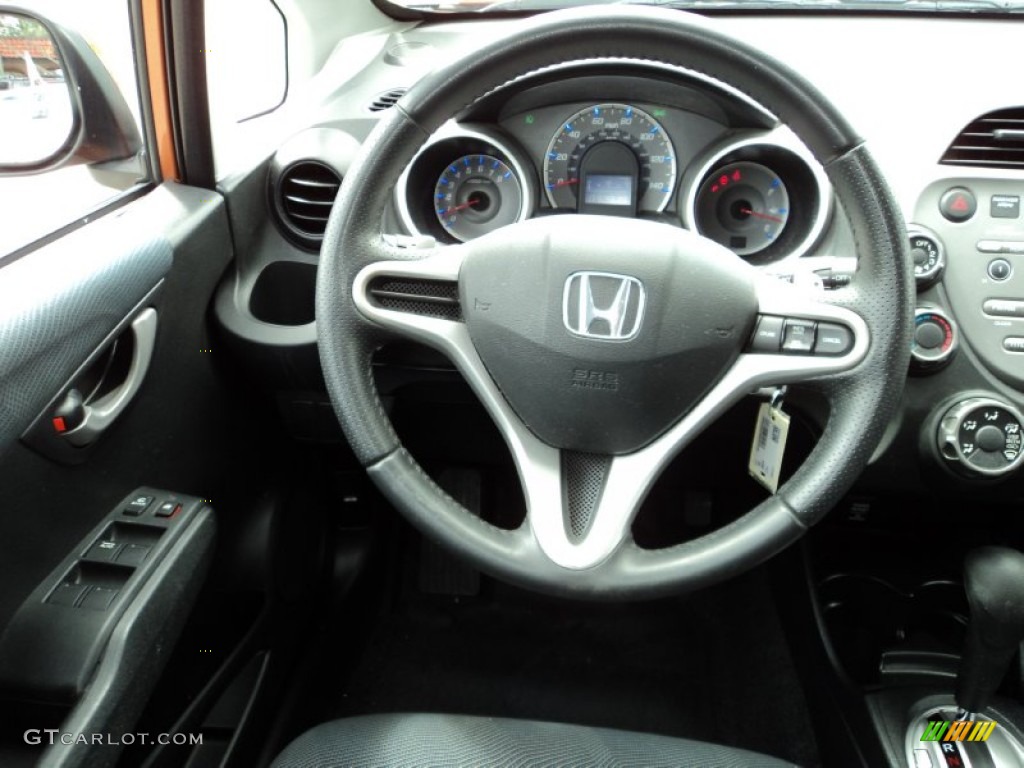 2009 Honda Fit Sport Steering Wheel Photos