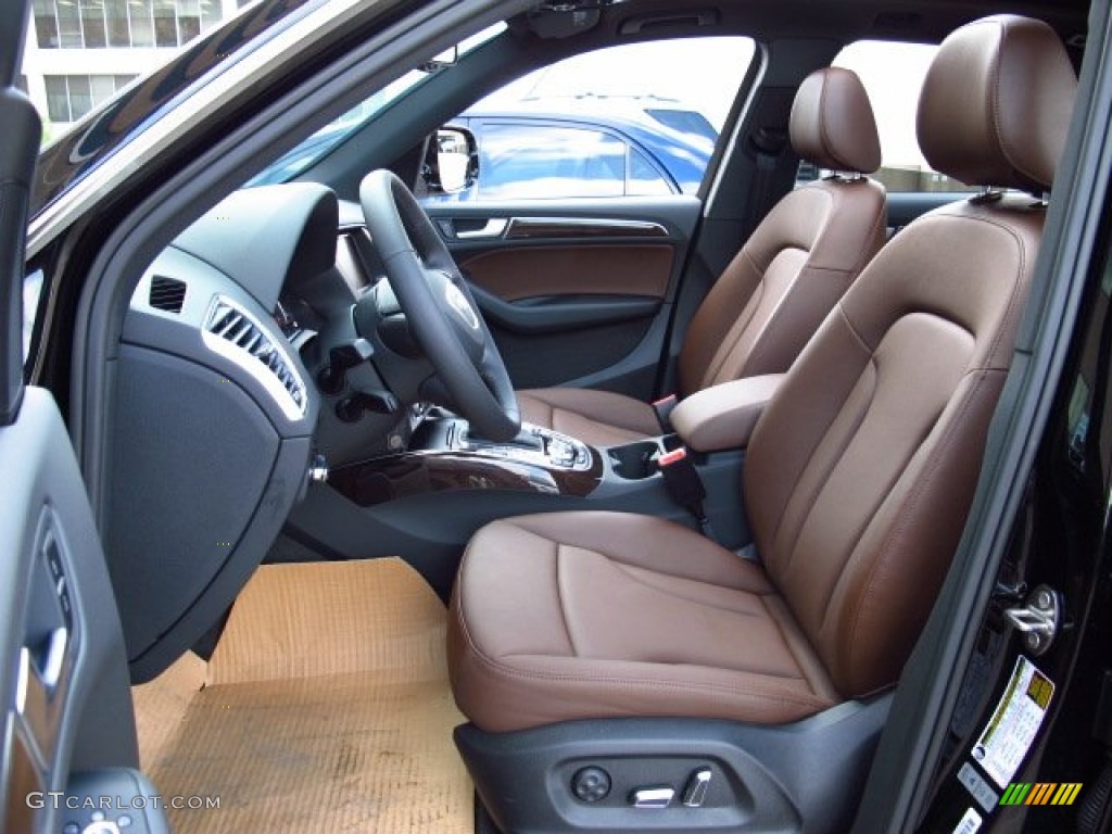 Chestnut Brown Interior 2014 Audi Q5 2.0 TFSI quattro Photo #85424103