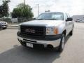 2010 Pure Silver Metallic GMC Sierra 1500 Crew Cab  photo #2