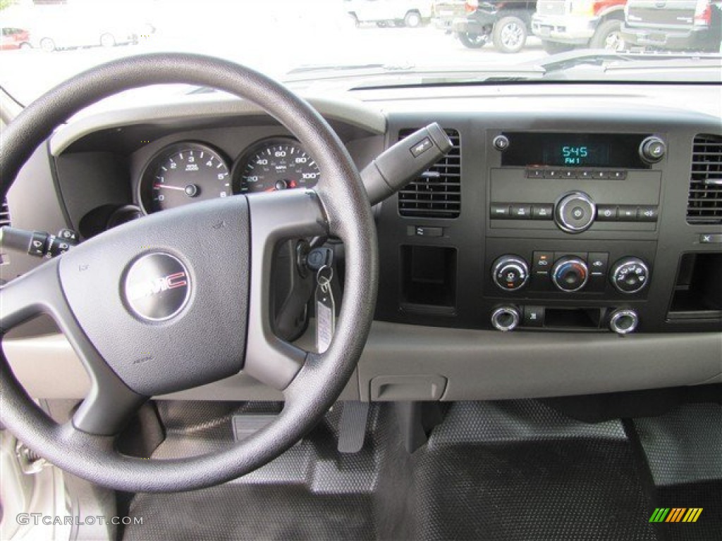 2010 Sierra 1500 Crew Cab - Pure Silver Metallic / Dark Titanium photo #11