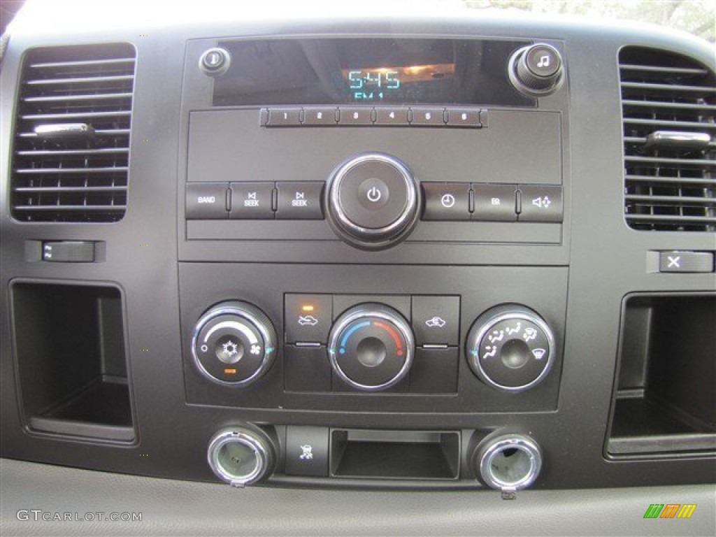 2010 Sierra 1500 Crew Cab - Pure Silver Metallic / Dark Titanium photo #12