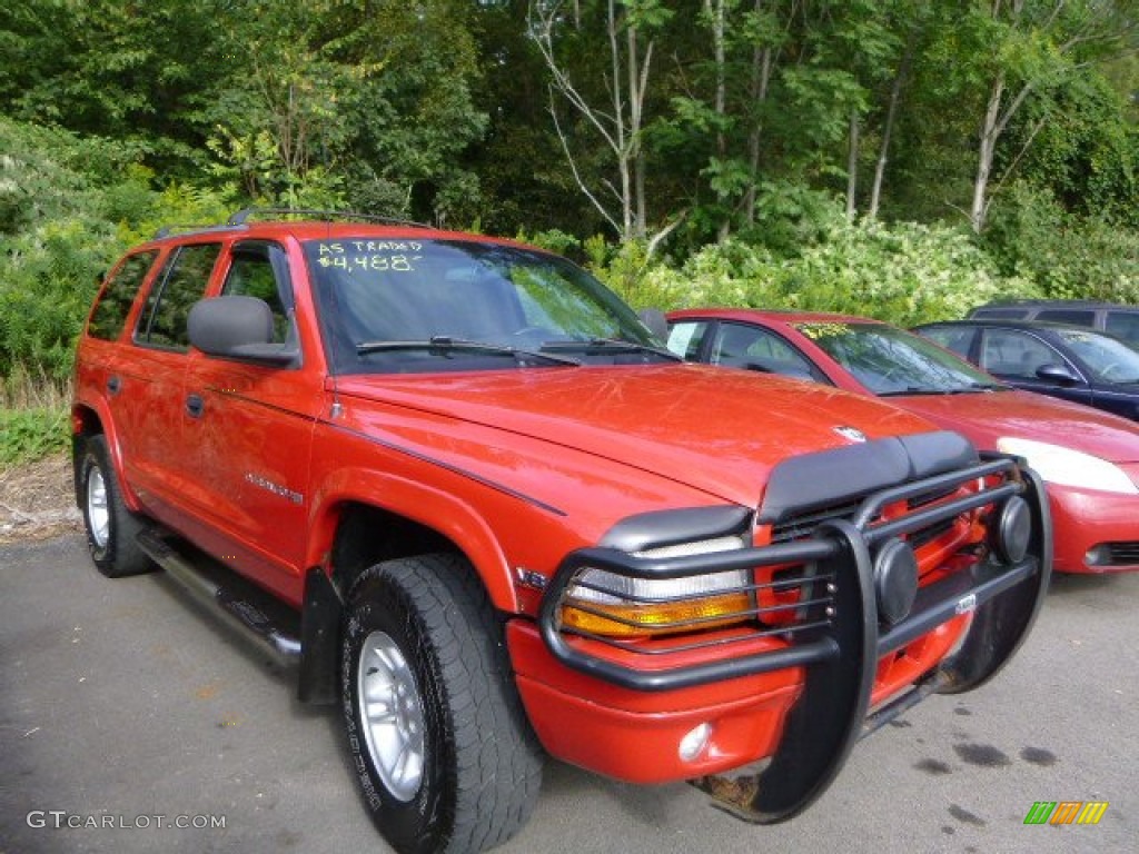 2000 Durango SLT 4x4 - Flame Red / Agate Black photo #1