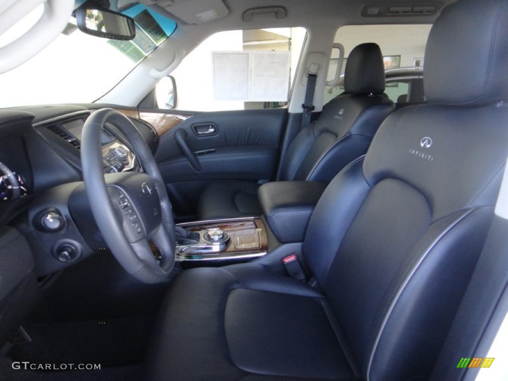 2012 Infiniti QX 56 4WD Front Seat Photos