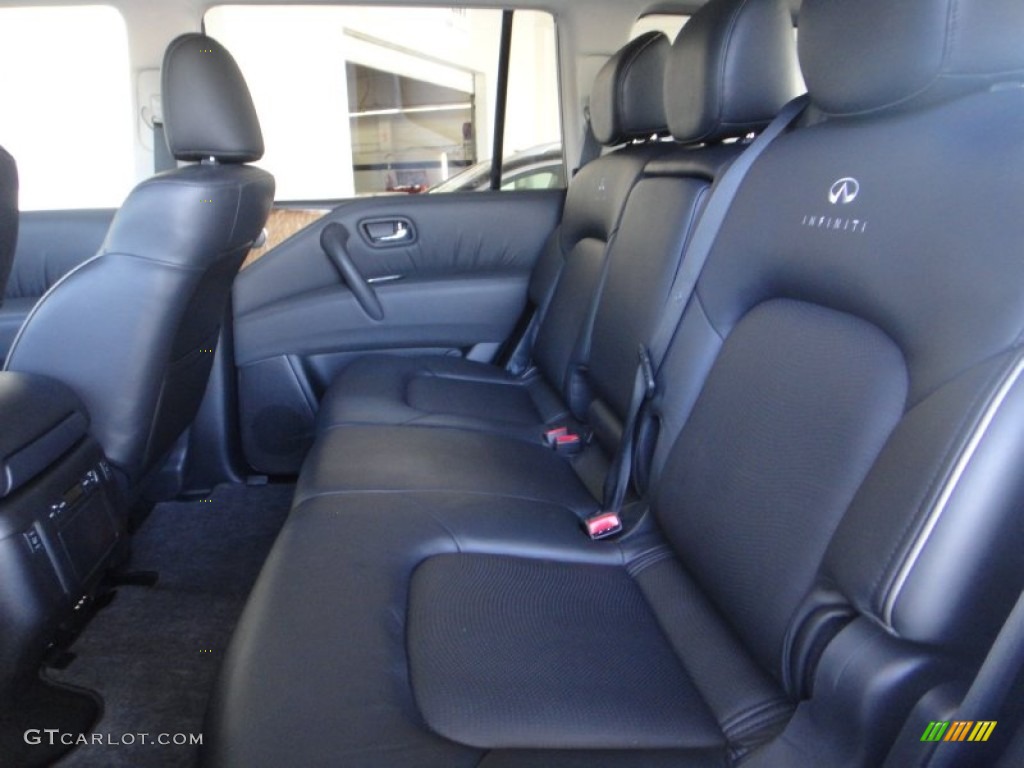 2012 Infiniti QX 56 4WD Rear Seat Photo #85427151