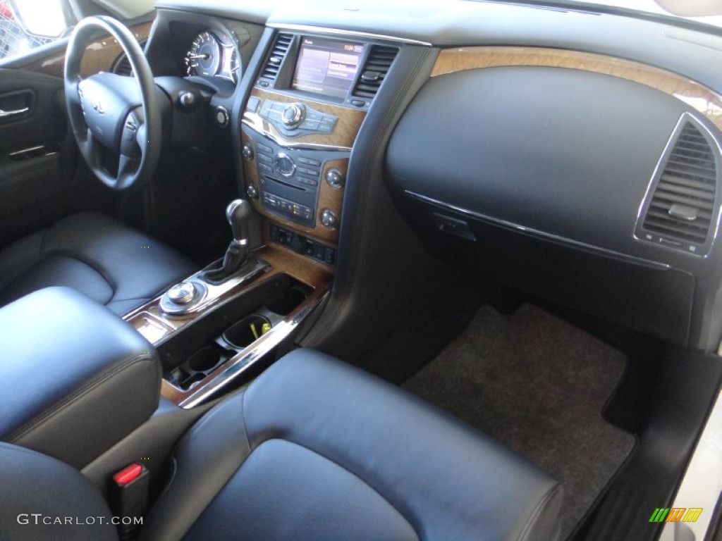 2012 Infiniti QX 56 4WD Graphite Dashboard Photo #85427346
