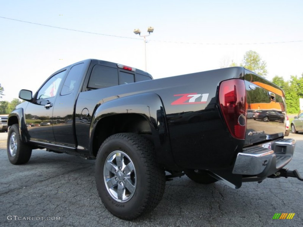 Black 2012 Chevrolet Colorado LT Extended Cab Exterior Photo #85427577