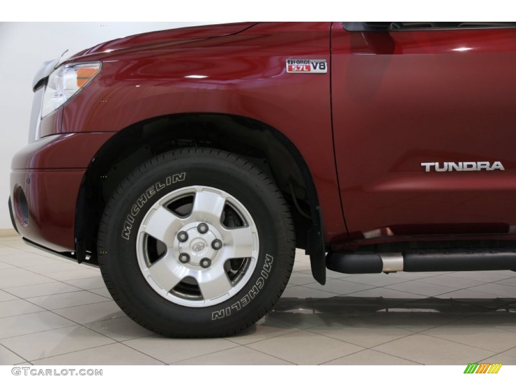2008 Tundra Limited Double Cab 4x4 - Salsa Red Pearl / Graphite Gray photo #50