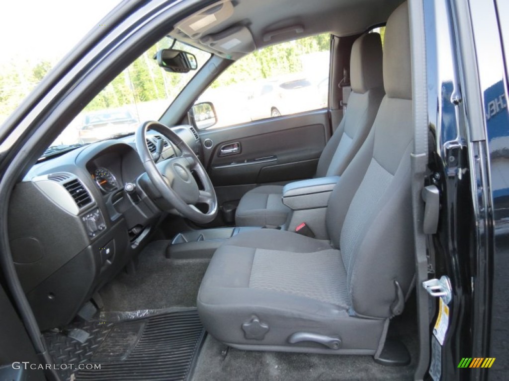 Ebony Interior 2012 Chevrolet Colorado LT Extended Cab Photo #85427709