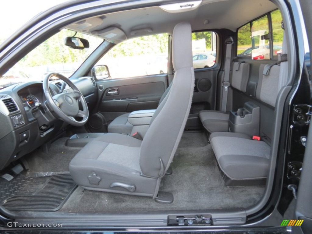 Ebony Interior 2012 Chevrolet Colorado LT Extended Cab Photo #85427767