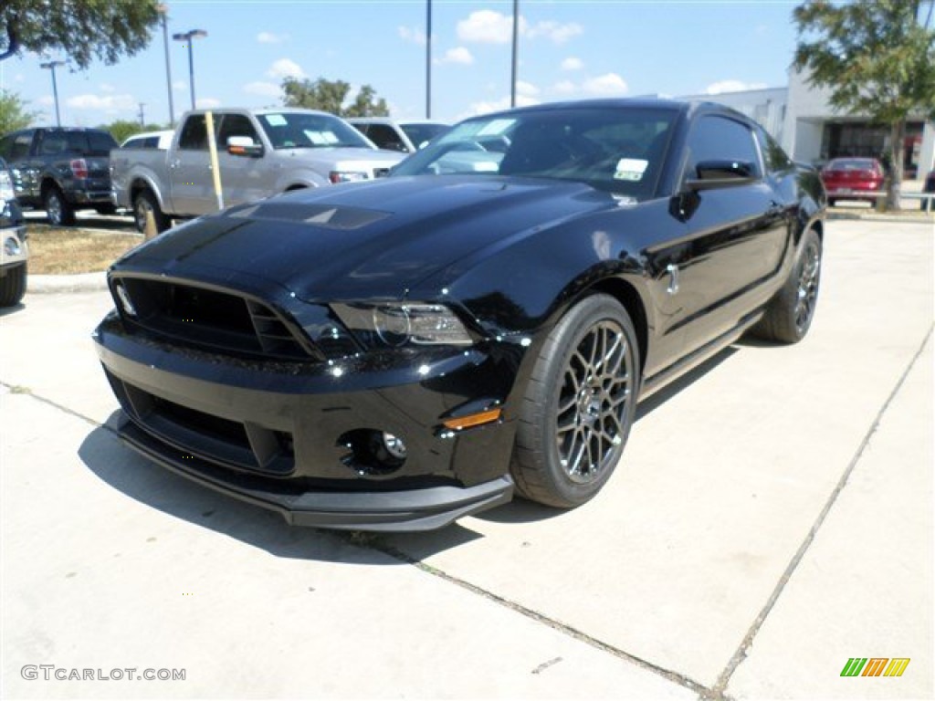 2014 Mustang Shelby GT500 SVT Performance Package Coupe - Black / Shelby Charcoal Black/Black Accents Recaro Sport Seats photo #1