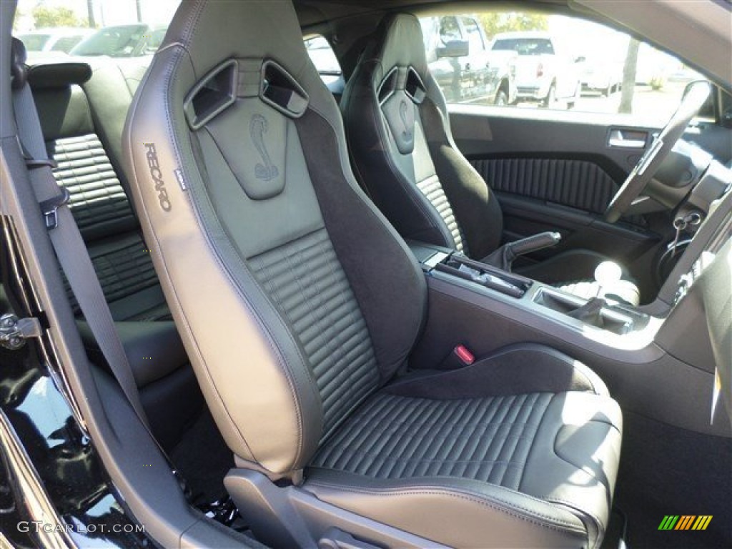 Shelby Charcoal Black/Black Accents Recaro Sport Seats Interior 2014 Ford Mustang Shelby GT500 SVT Performance Package Coupe Photo #85428510