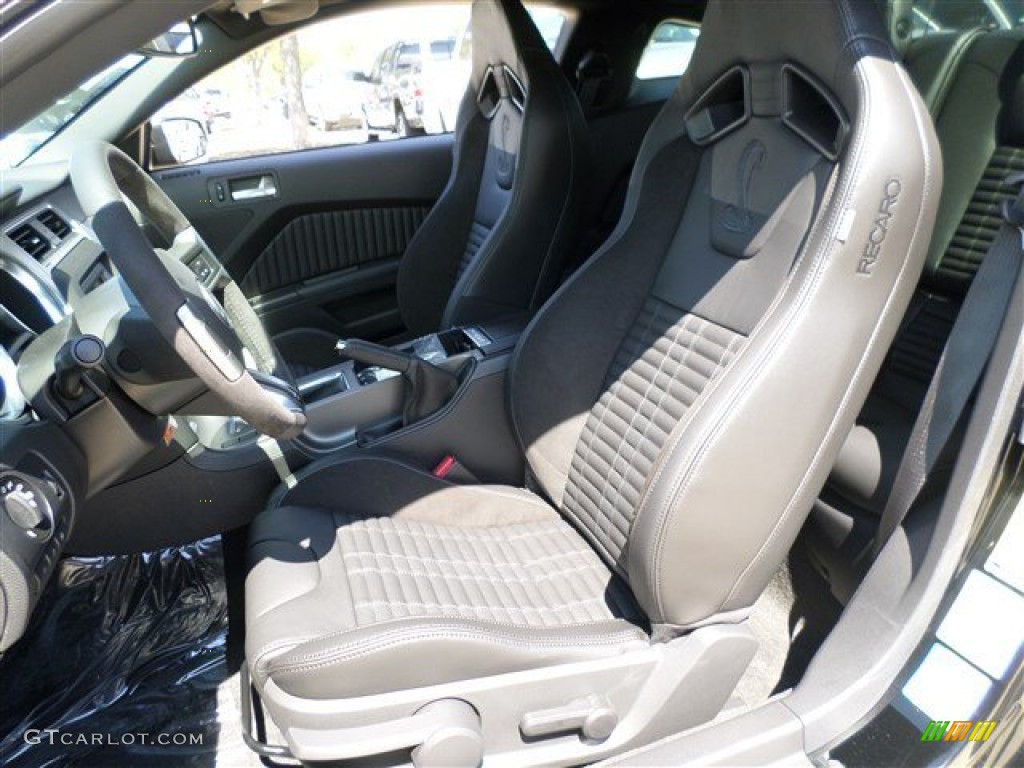 Shelby Charcoal Black/Black Accents Recaro Sport Seats Interior 2014 Ford Mustang Shelby GT500 SVT Performance Package Coupe Photo #85428732