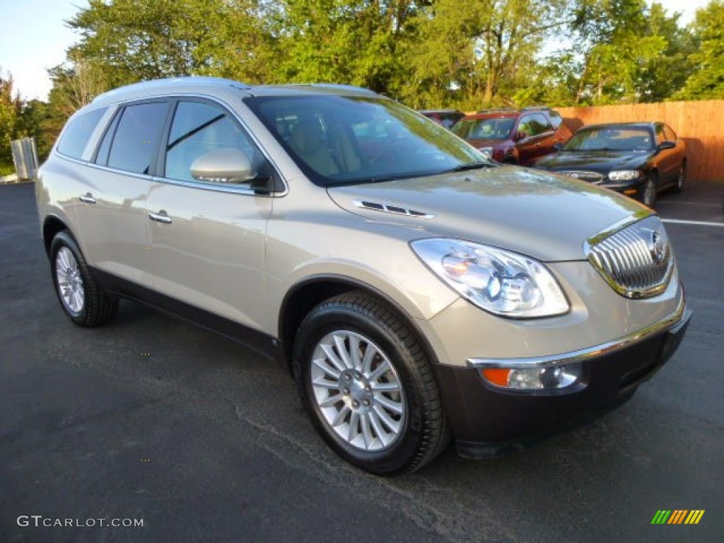 2010 Enclave CXL AWD - Gold Mist Metallic / Cashmere/Cocoa photo #1