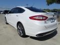 2014 White Platinum Ford Fusion Titanium  photo #3