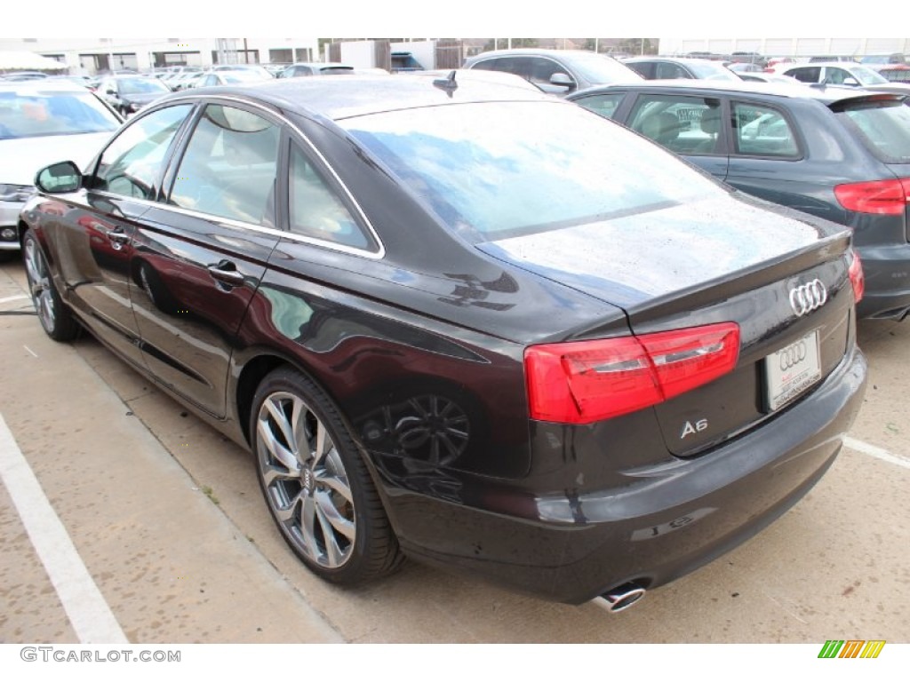 2014 A6 2.0T Sedan - Oolong Gray Metallic / Nougat Brown photo #4
