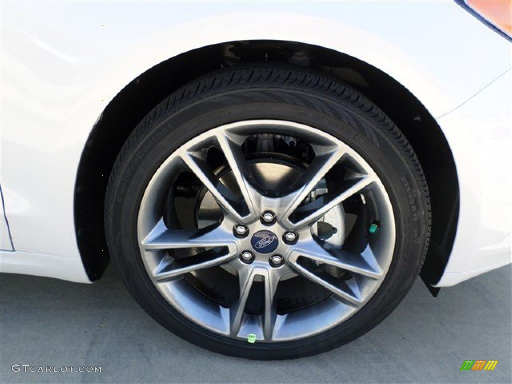 2014 Fusion Titanium - White Platinum / Charcoal Black photo #8