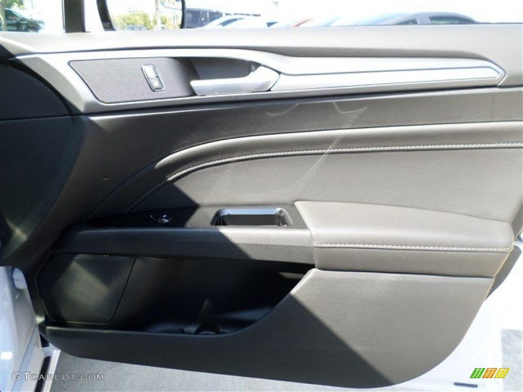 2014 Fusion Titanium - White Platinum / Charcoal Black photo #9