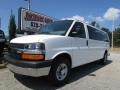 Summit White - Express LT 3500 Passenger Van Photo No. 2