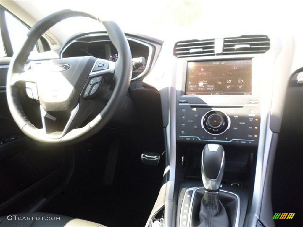 2014 Fusion Titanium - White Platinum / Charcoal Black photo #14