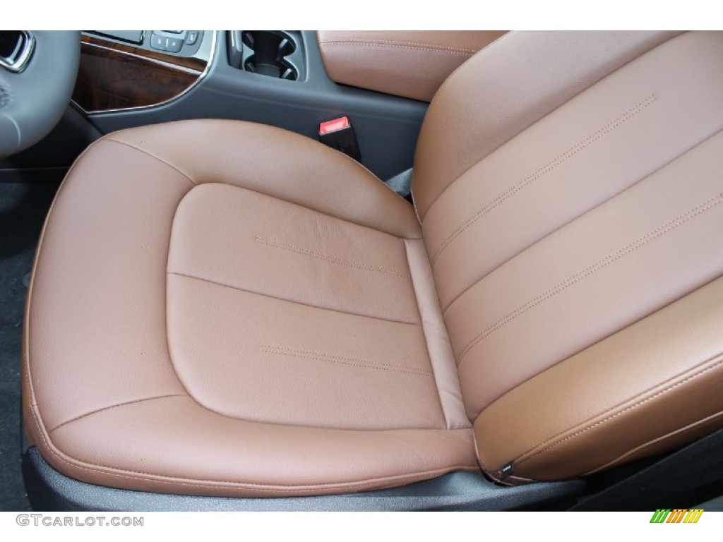2014 A6 2.0T Sedan - Oolong Gray Metallic / Nougat Brown photo #12