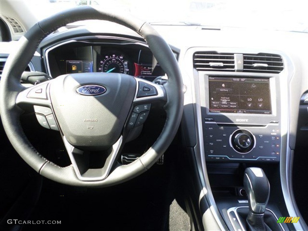 2014 Fusion Titanium - White Platinum / Charcoal Black photo #15