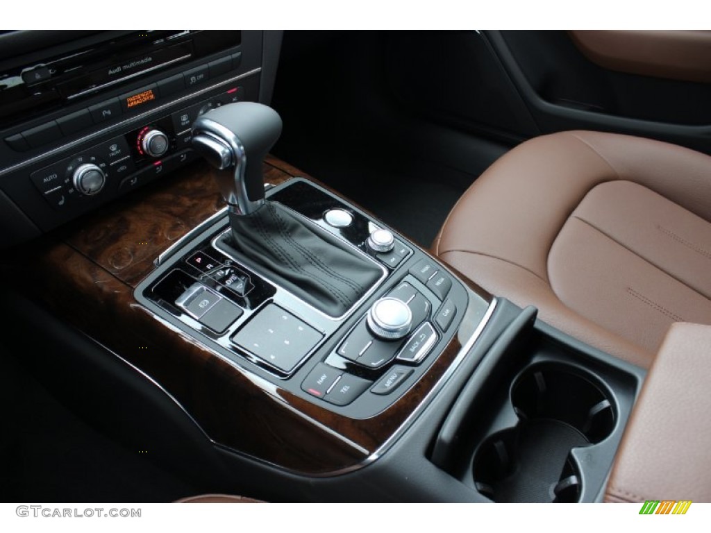 2014 A6 2.0T Sedan - Oolong Gray Metallic / Nougat Brown photo #15