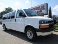 Summit White - Express LT 3500 Passenger Van Photo No. 10