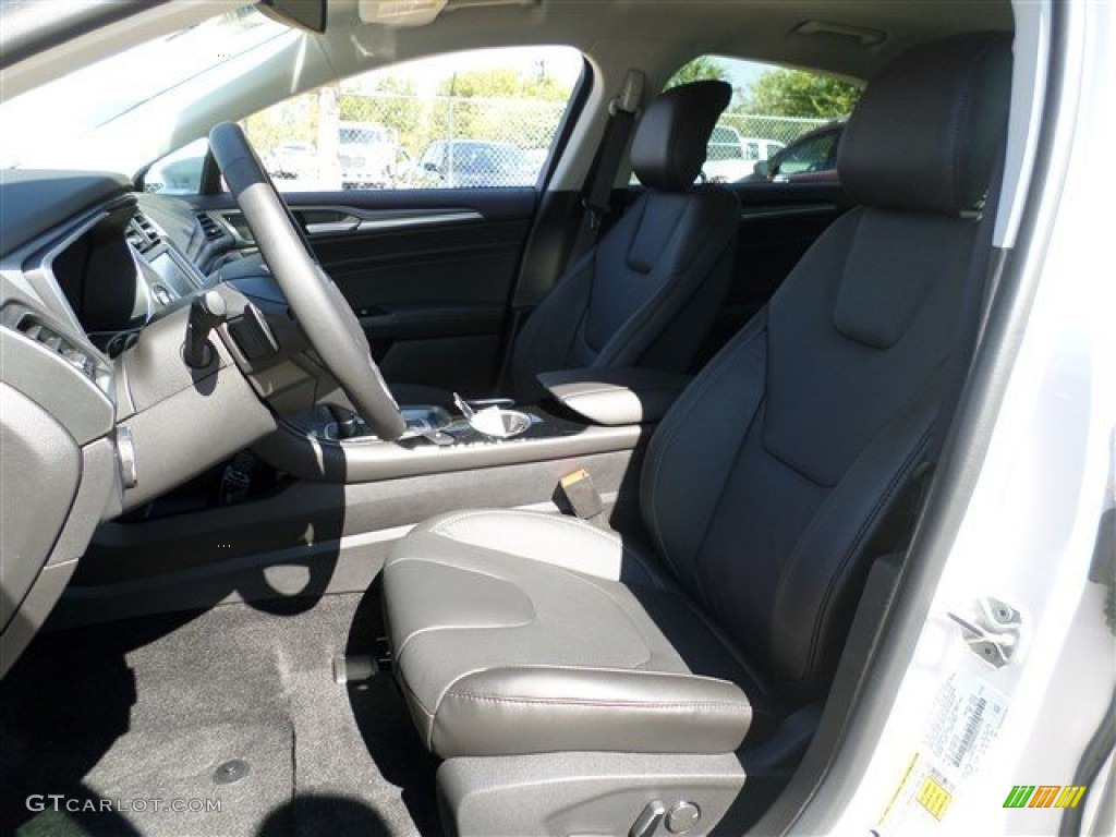 2014 Fusion Titanium - White Platinum / Charcoal Black photo #20