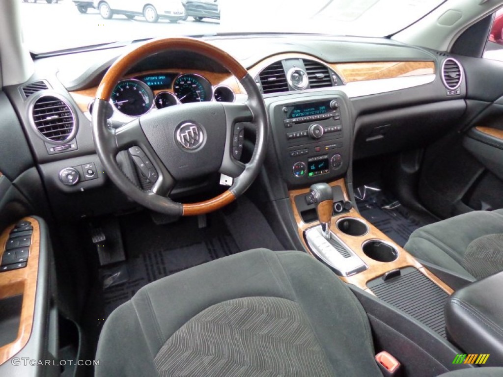 2009 Enclave CX - Red Jewel Tintcoat / Ebony Black/Ebony photo #10