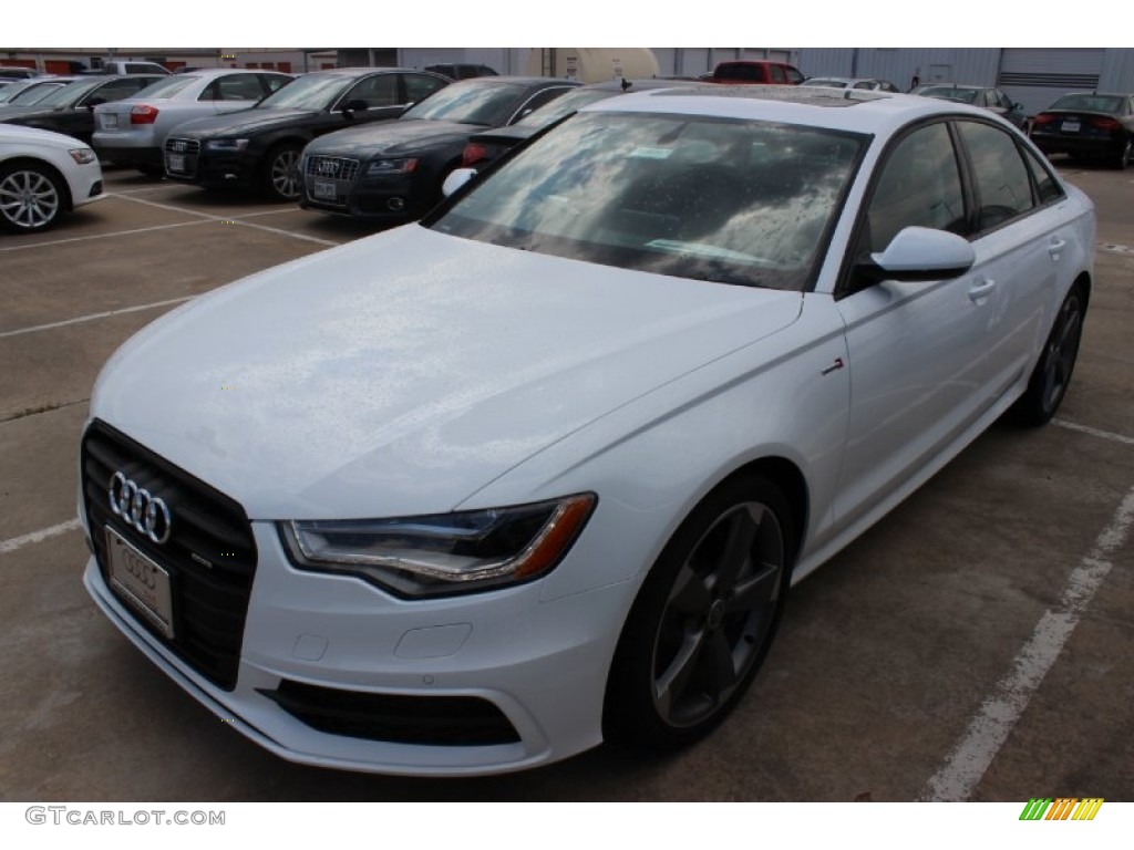 Ibis White 2014 Audi A6 3.0T quattro Sedan Exterior Photo #85433058
