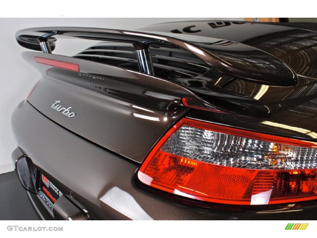 2008 911 Turbo Cabriolet - Macadamia Metallic / Black/Sand Beige photo #19