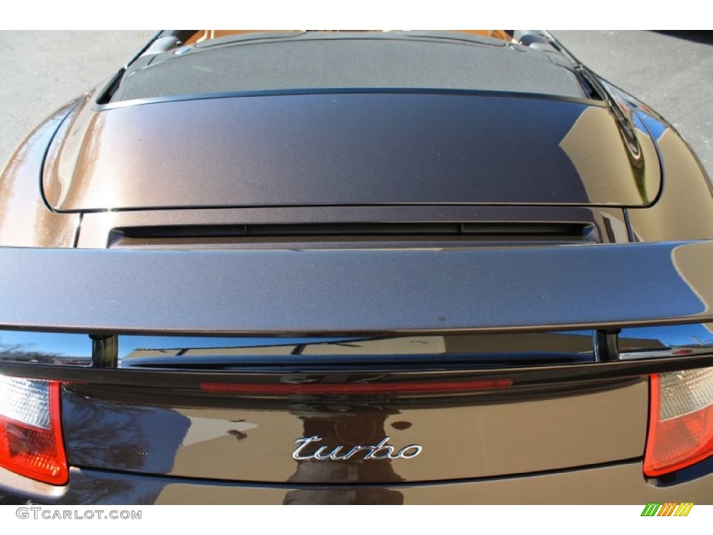 2008 911 Turbo Cabriolet - Macadamia Metallic / Black/Sand Beige photo #21