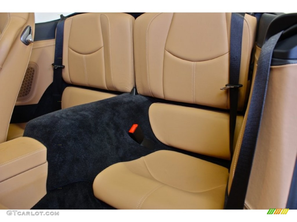 2008 Porsche 911 Turbo Cabriolet Rear Seat Photo #85433637