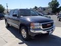 2006 Deep Blue Metallic GMC Sierra 1500 SL Crew Cab 4x4  photo #3