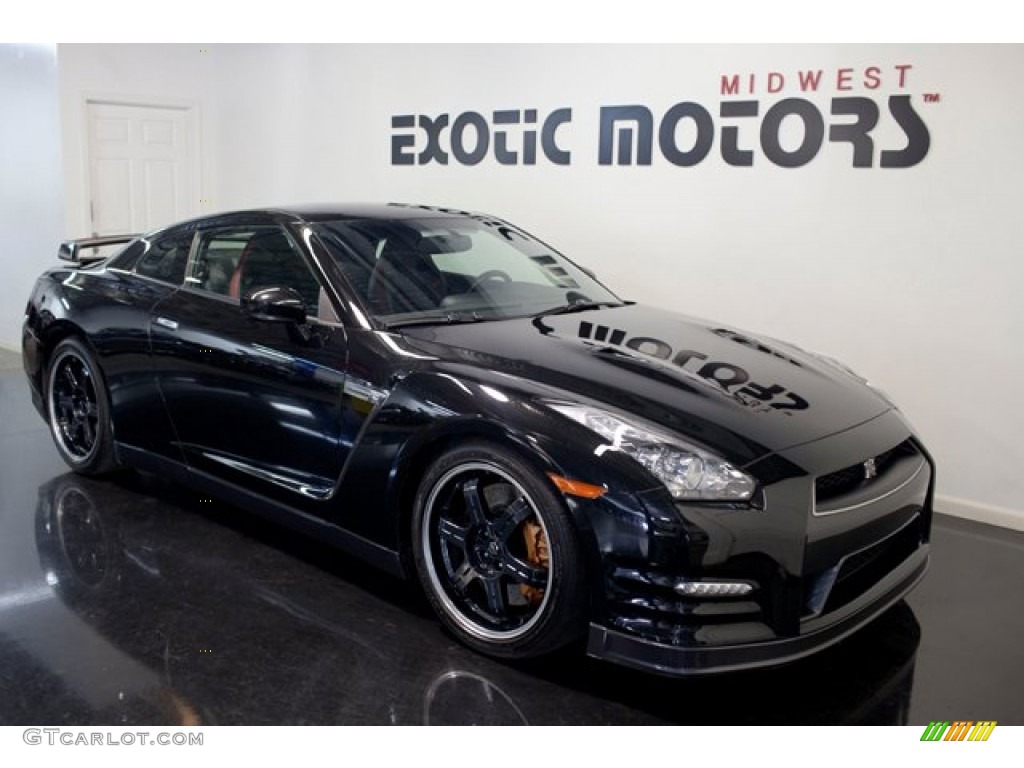 2012 GT-R Black Edition - Jet Black / Black Edition Black/Red photo #4