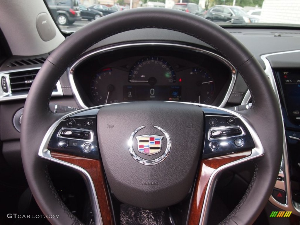 2014 Cadillac SRX Performance Ebony/Ebony Steering Wheel Photo #85434309