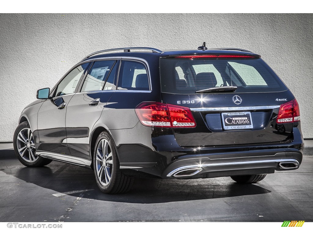 2014 E 350 4Matic Sport Wagon - Black / Black photo #2