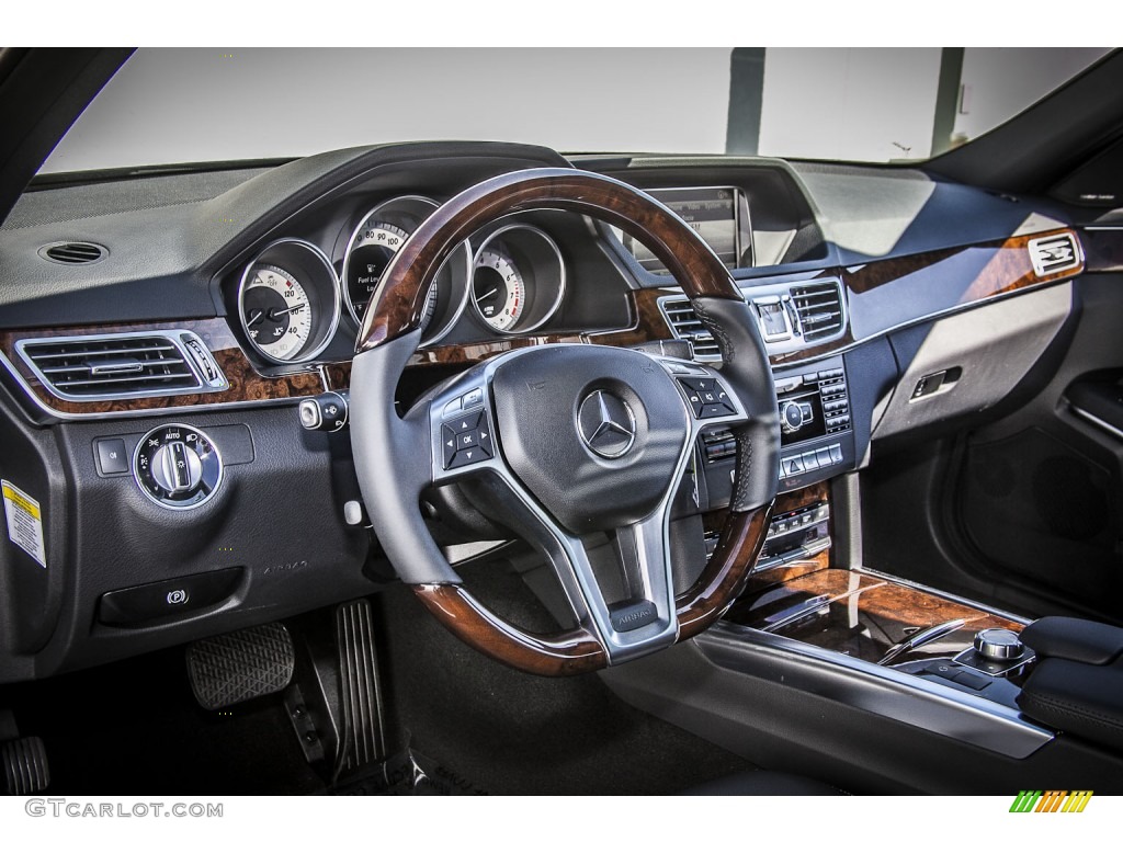 2014 E 350 4Matic Sport Wagon - Black / Black photo #5