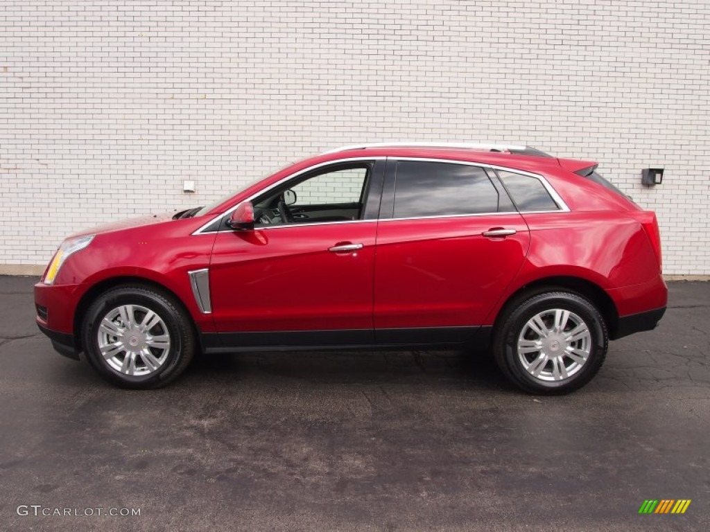 Crystal Red Tintcoat 2014 Cadillac SRX Luxury Exterior Photo #85434594