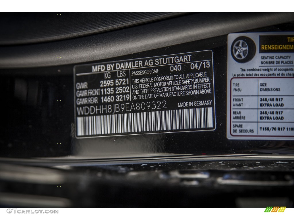 2014 E 350 4Matic Sport Wagon - Black / Black photo #7