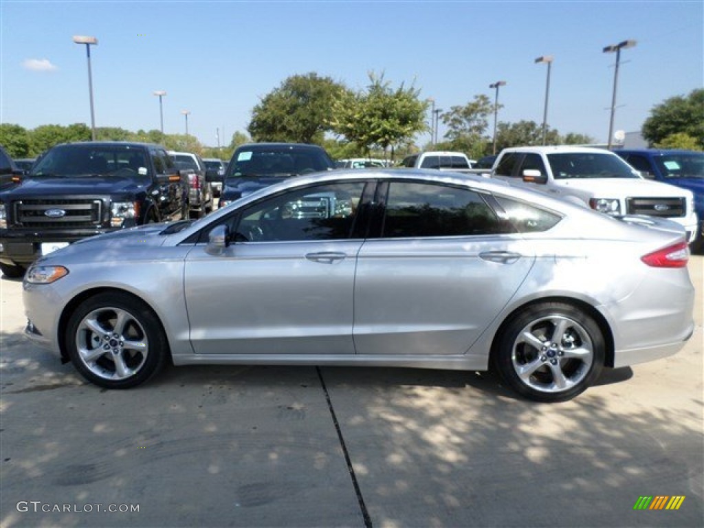 2014 Fusion SE EcoBoost - Ingot Silver / Charcoal Black photo #2