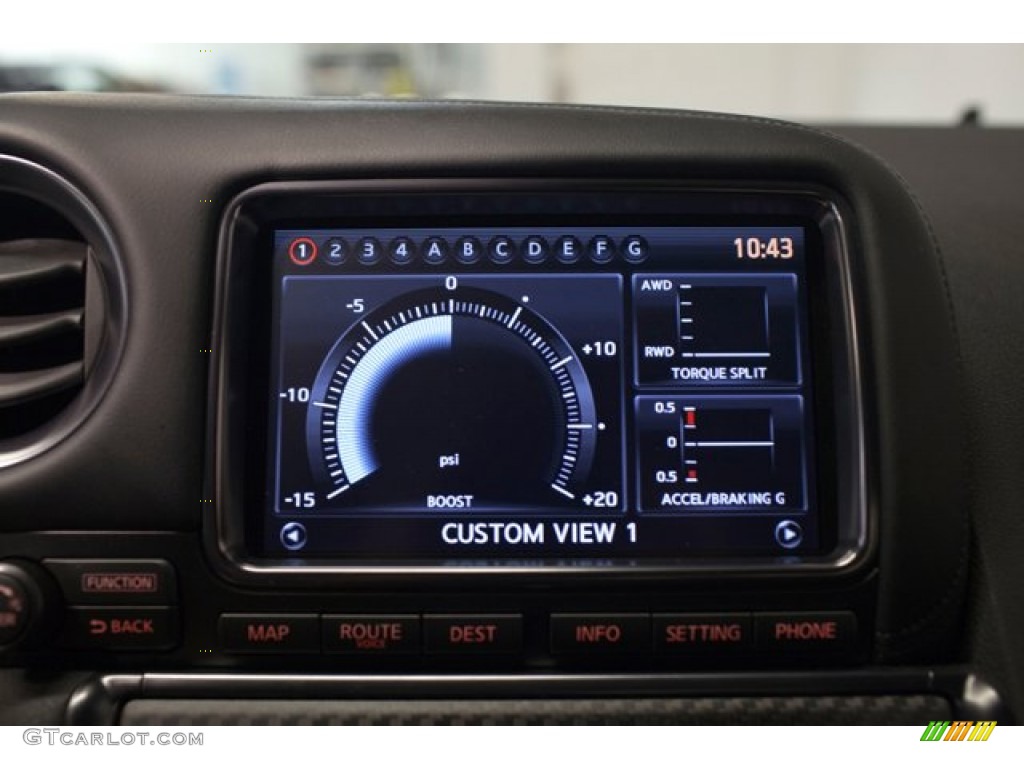 2012 Nissan GT-R Black Edition Controls Photo #85434939