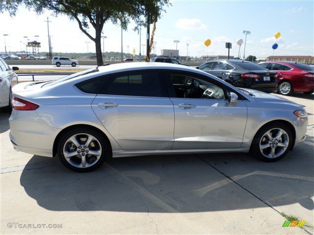 2014 Fusion SE EcoBoost - Ingot Silver / Charcoal Black photo #6