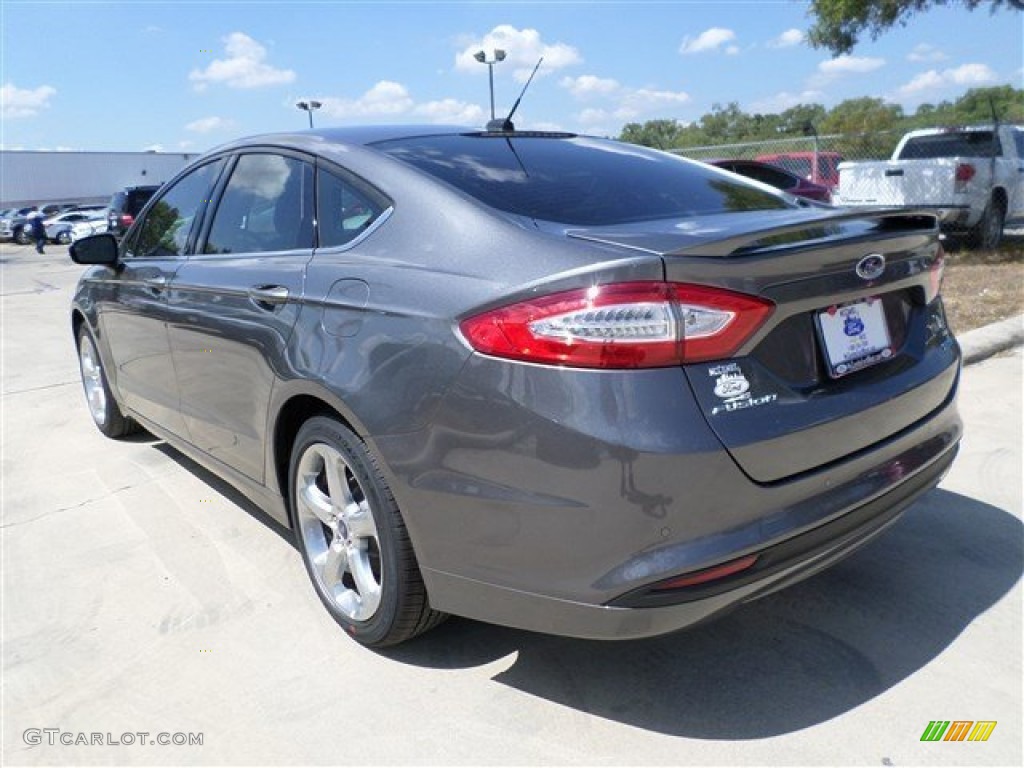 2014 Fusion SE EcoBoost - Sterling Gray / Charcoal Black photo #3