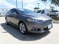2014 Sterling Gray Ford Fusion SE EcoBoost  photo #7