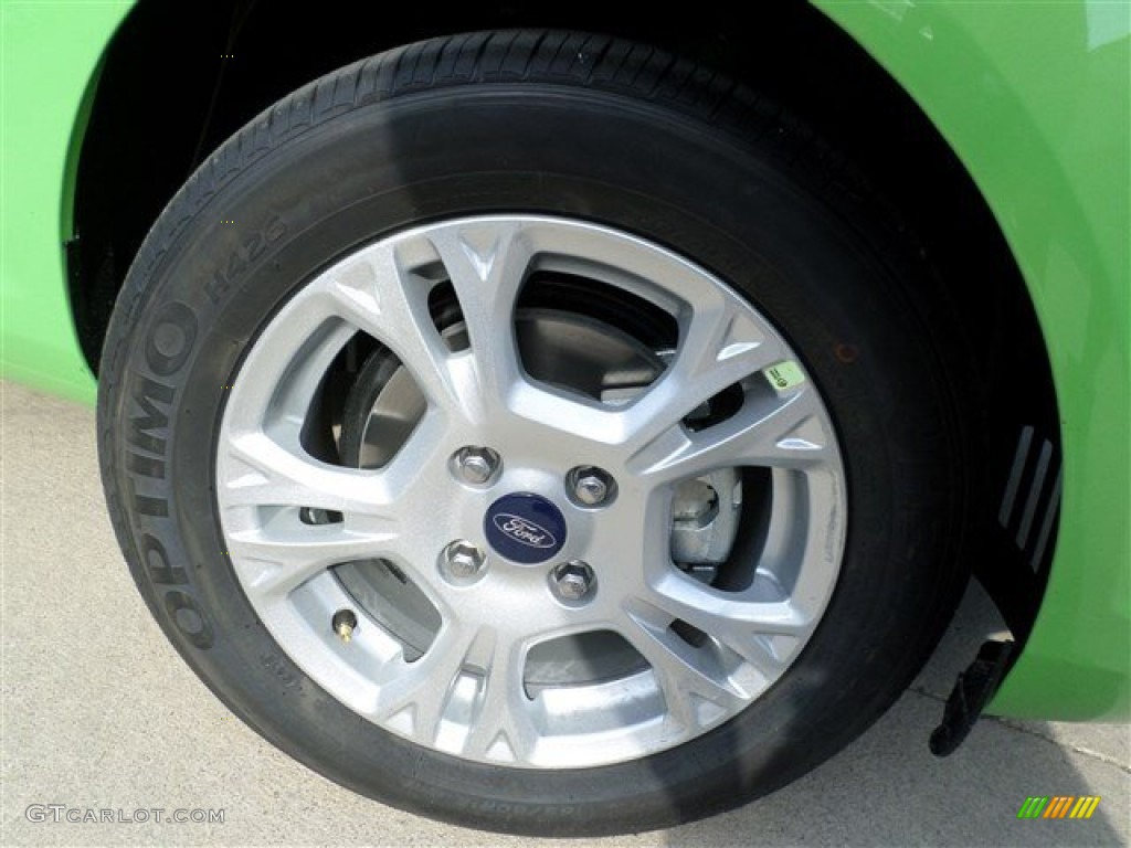 2014 Fiesta SE Sedan - Green Envy / Charcoal Black photo #8