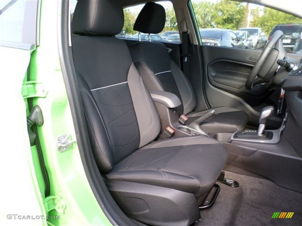 2014 Fiesta SE Sedan - Green Envy / Charcoal Black photo #10